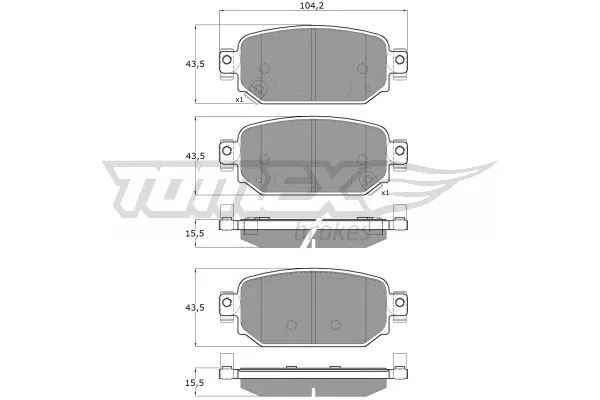 Brake Pad Set, disc brake