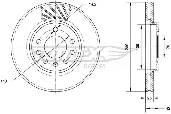 Brake Disc (TX 70-11)