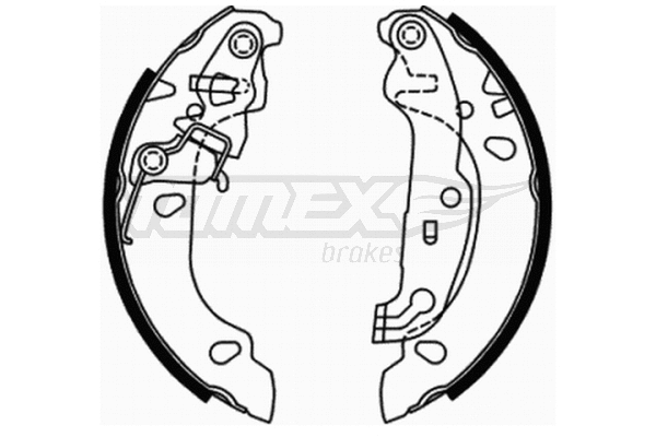Brake Shoe Set (TX 21-71)