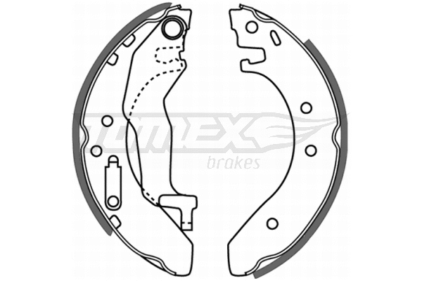 Brake Shoe Set (TX 21-54)