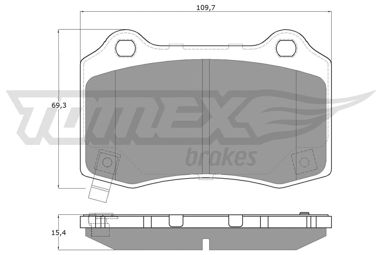 Brake Pad Set, disc brake (TX 18-81)