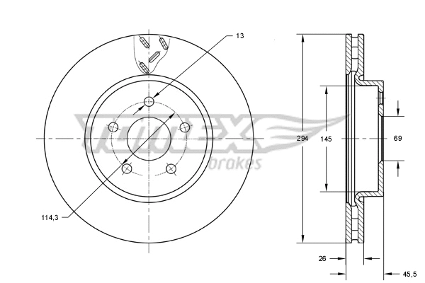 Brake Disc (TX 73-63)