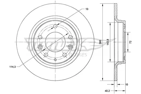 Brake Disc (TX 70-66)