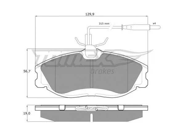 Brake Pad Set, disc brake