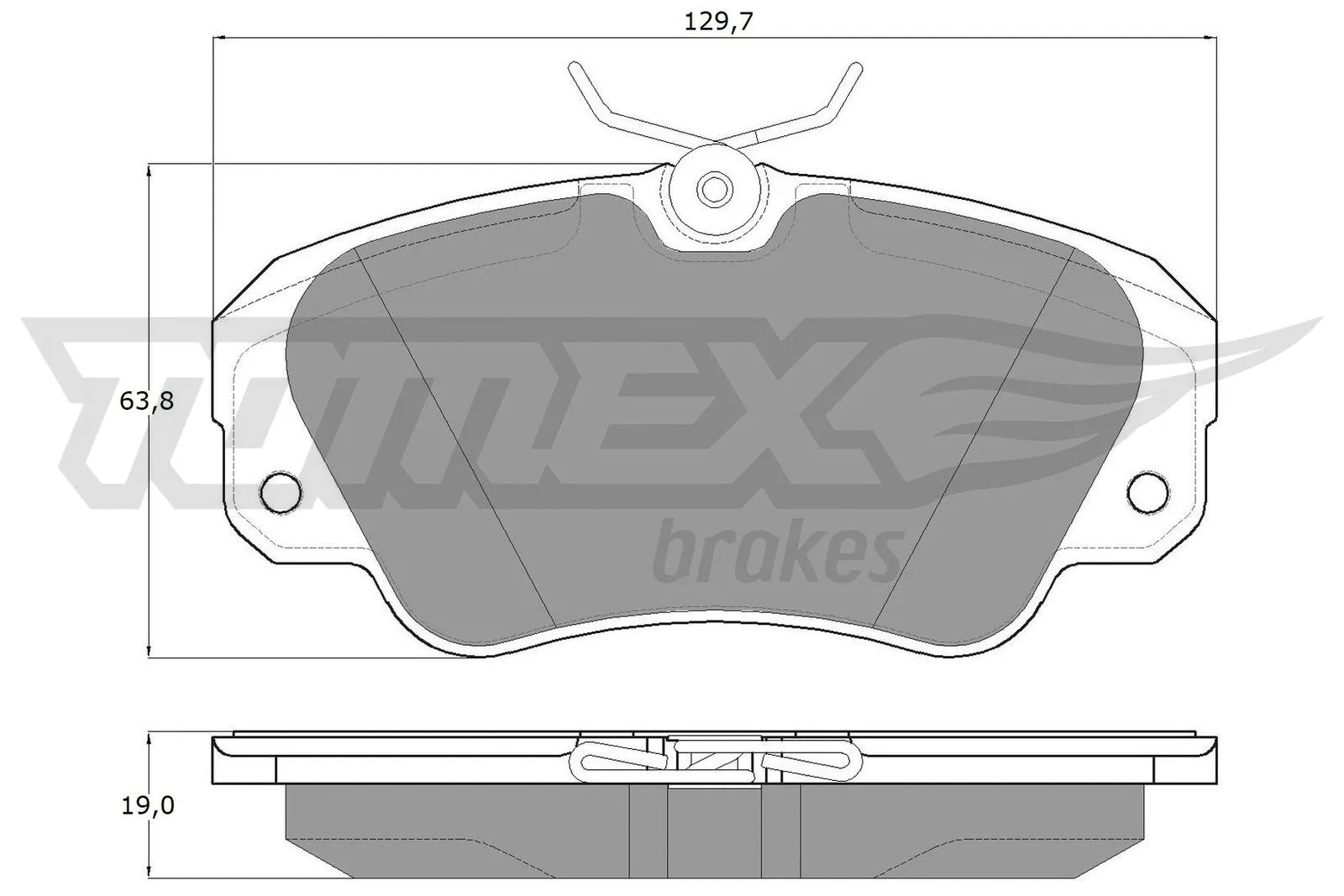 Brake Pad Set, disc brake (TX 11-91)