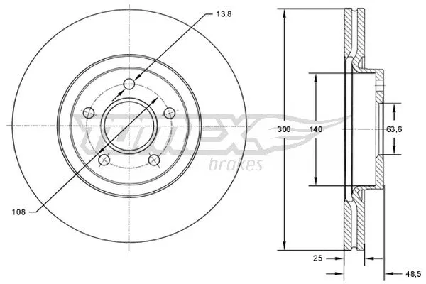 Brake Disc (TX 71-77)