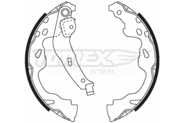 Brake Shoe Set (TX 21-82)