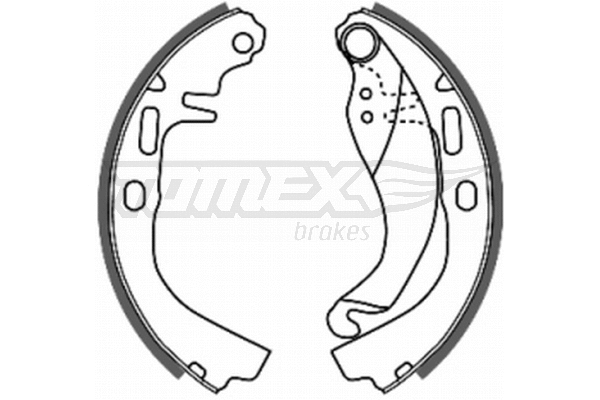 Brake Shoe Set (TX 20-77)