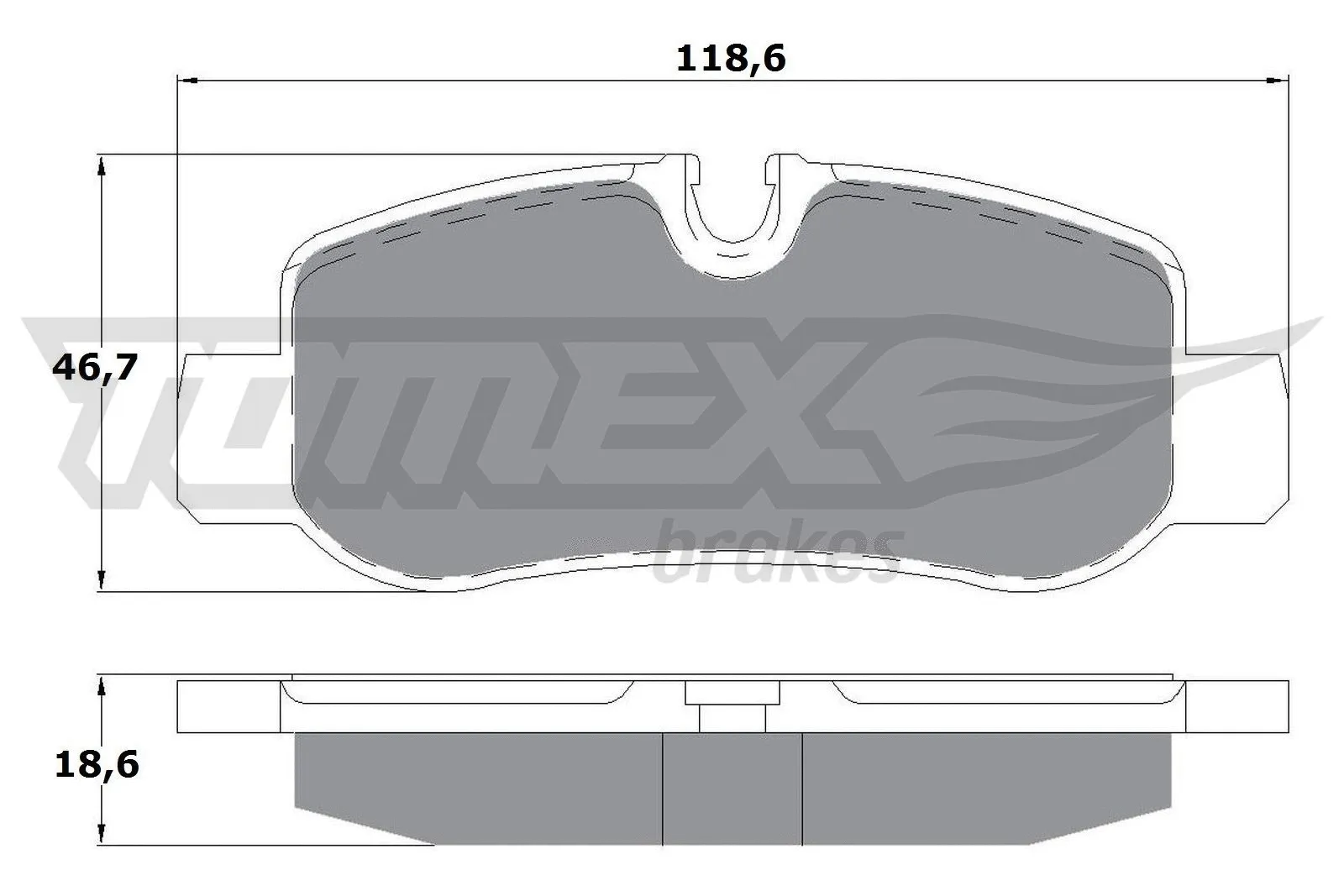 Brake Pad Set, disc brake (TX 17-81)