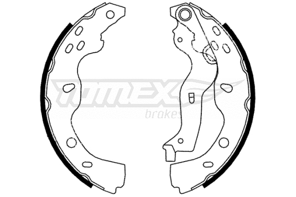 Brake Shoe Set (TX 22-38)
