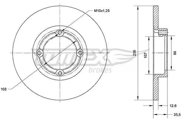 Brake Disc (TX 70-33)