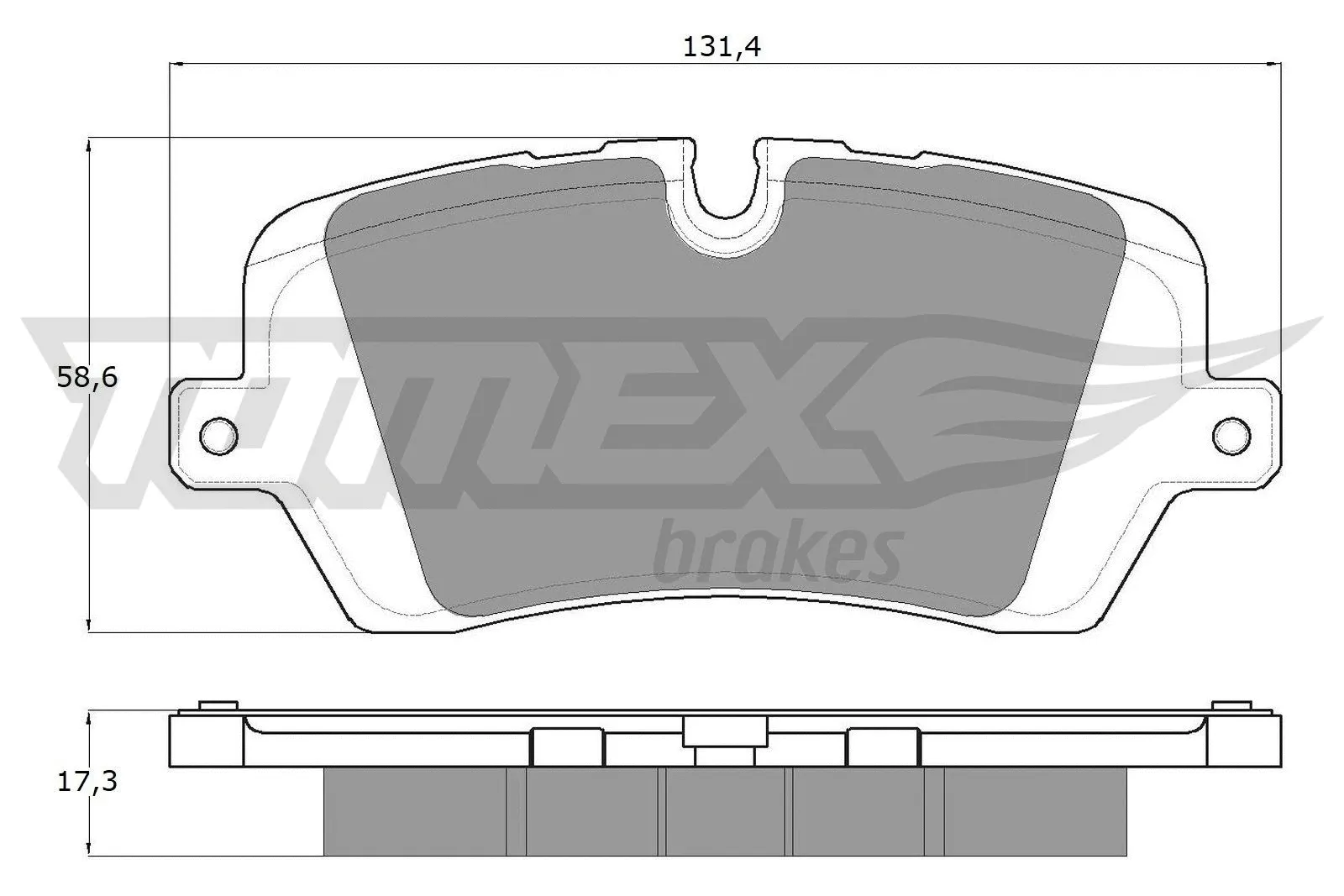 Brake Pad Set, disc brake (TX 18-34)