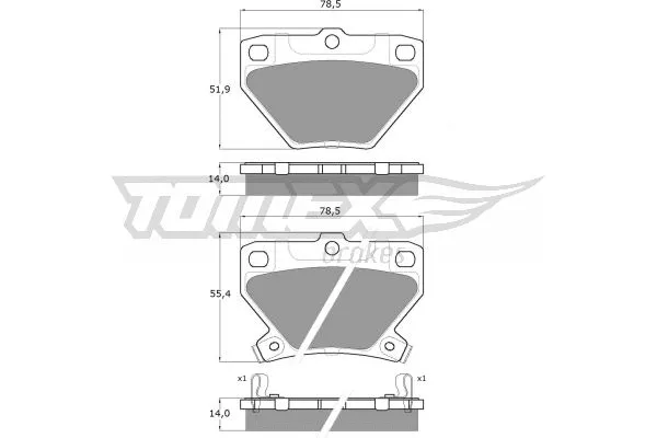 Brake Pad Set, disc brake