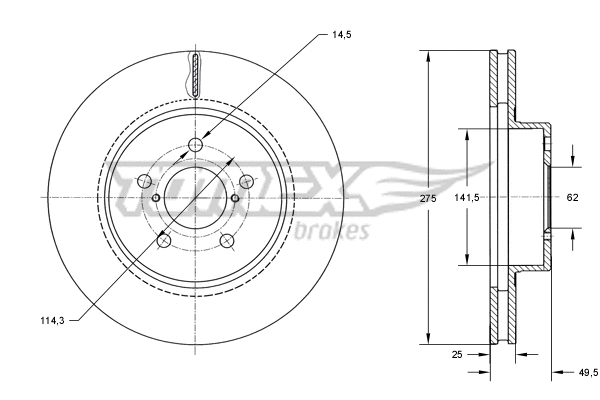 Brake Disc (TX 71-95)