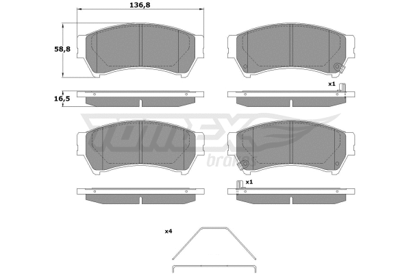 Brake Pad Set, disc brake