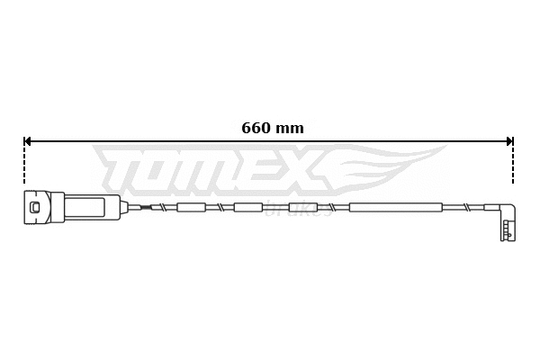 Warning Contact, brake pad wear (TX 31-03)