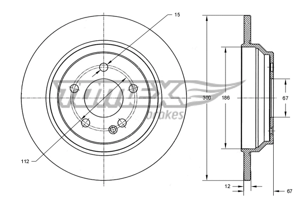 Brake Disc (TX 73-43)