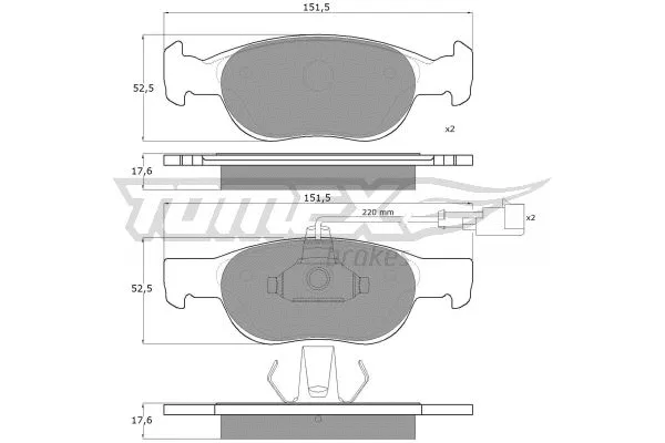 Brake Pad Set, disc brake