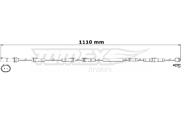 Warning Contact, brake pad wear (TX 31-27)