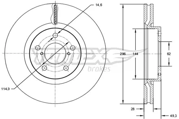Brake Disc (TX 72-94)