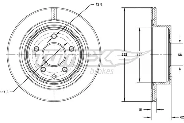 Brake Disc (TX 71-72)