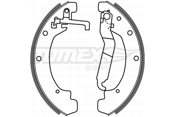 Brake Shoe Set (TX 21-12)