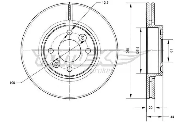 Brake Disc (TX 70-34)