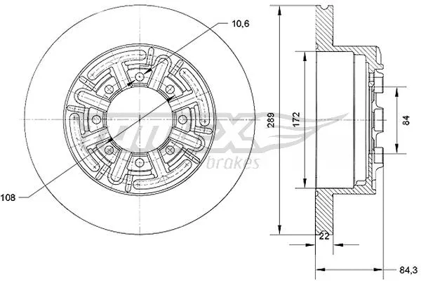 Brake Disc (TX 70-48)