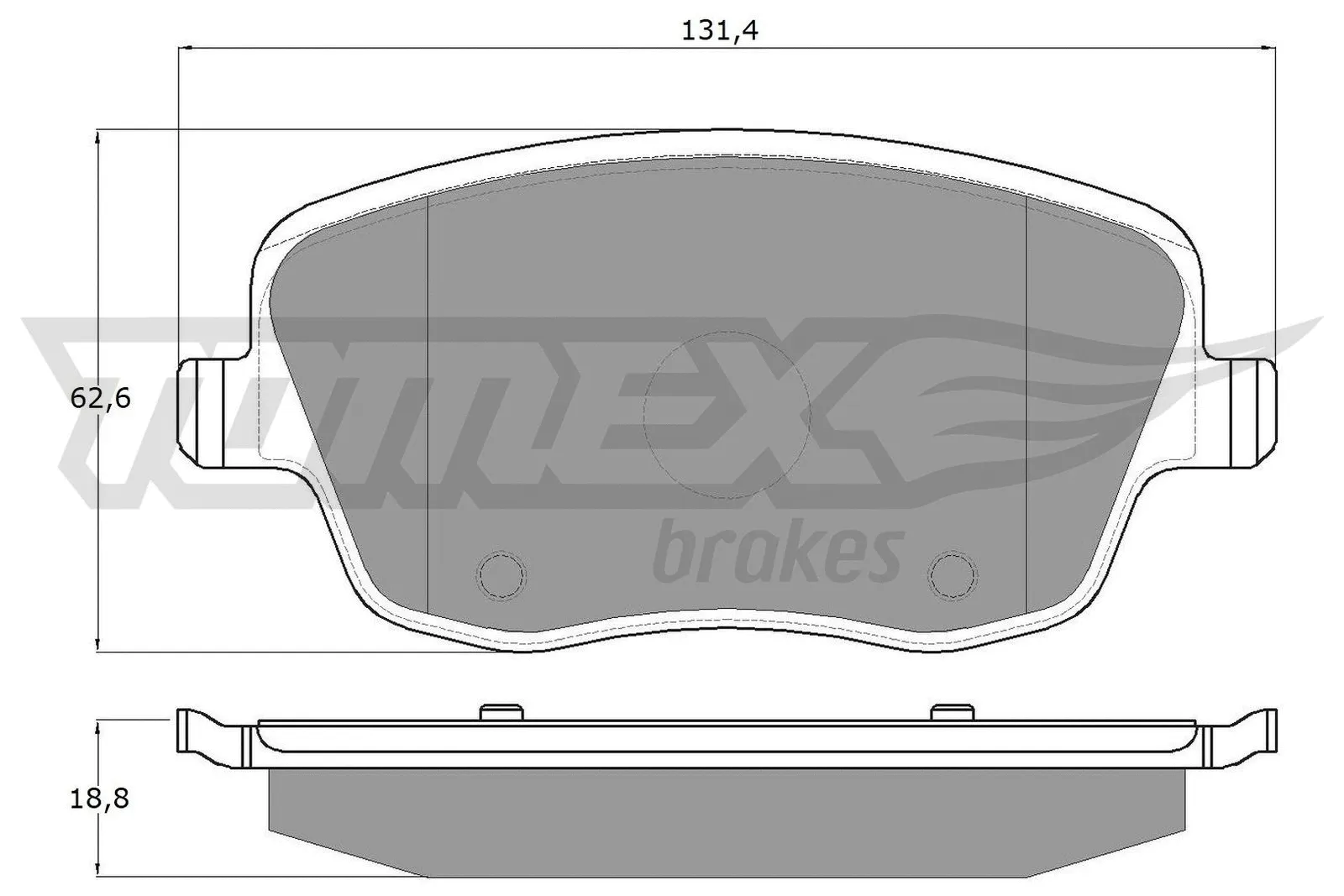 Brake Pad Set, disc brake (TX 13-59)