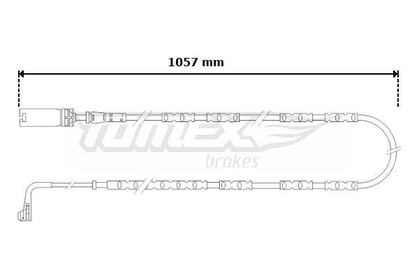 Warning Contact, brake pad wear (TX 30-57)