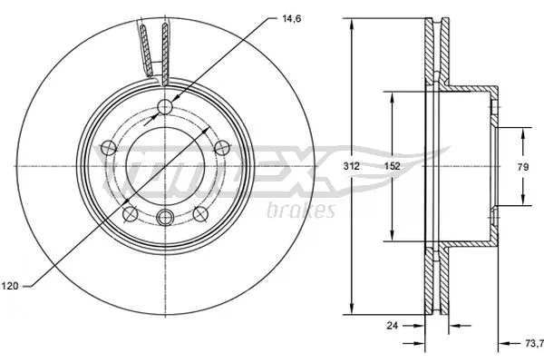 Brake Disc (TX 72-78)