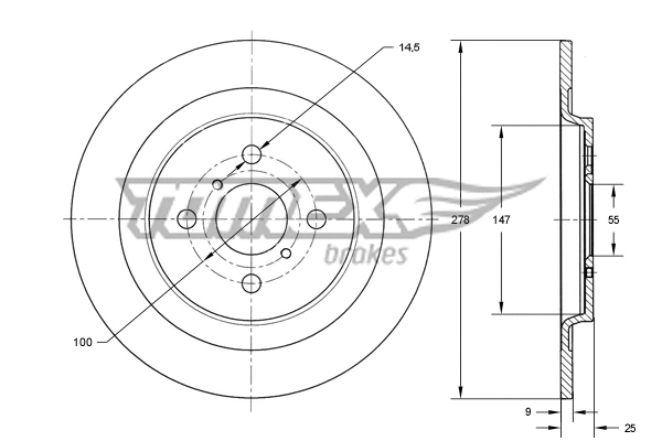 Brake Disc (TX 73-27)