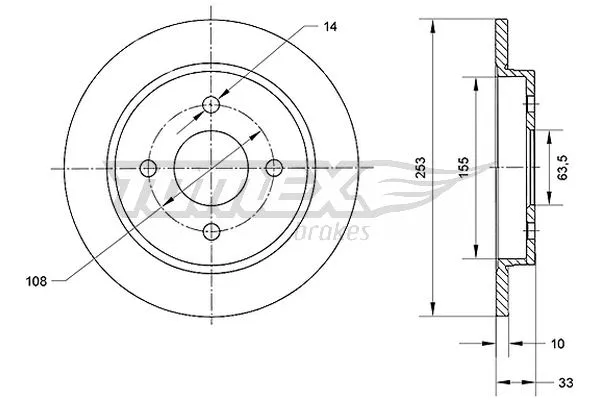 Brake Disc (TX 70-47)