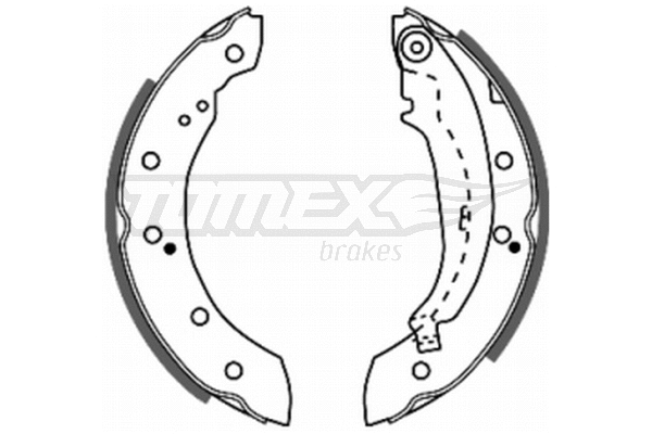 Brake Shoe Set (TX 20-72)