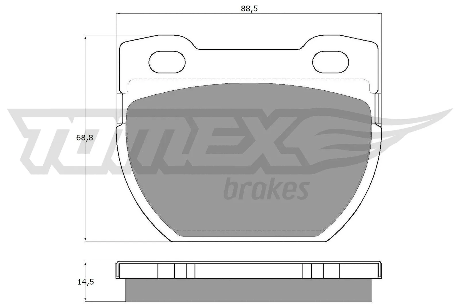 Brake Pad Set, disc brake (TX 19-24)