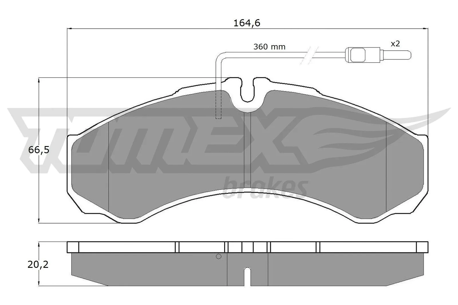 Brake Pad Set, disc brake (TX 11-111)