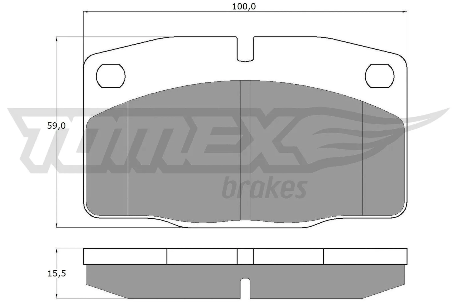 Brake Pad Set, disc brake (TX 10-13)