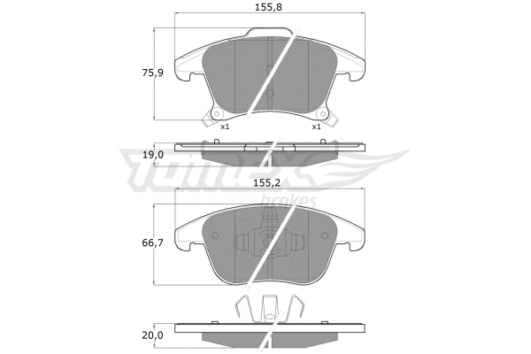 Brake Pad Set, disc brake