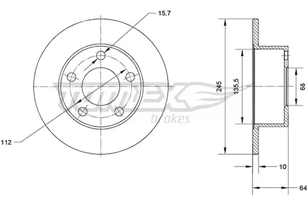 Brake Disc (TX 70-02)