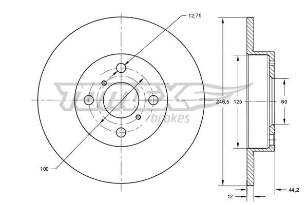 Brake Disc (TX 72-29)