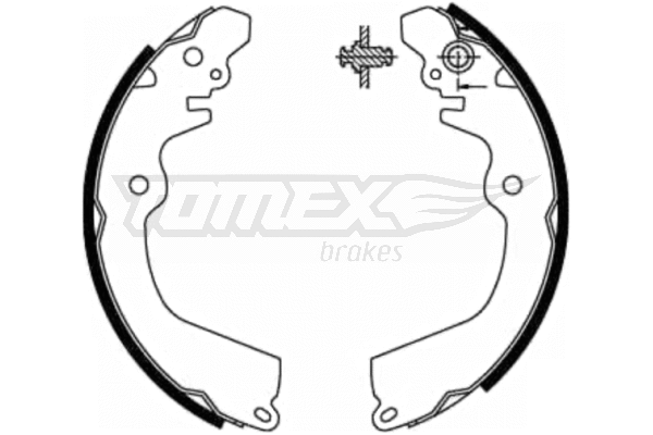 Brake Shoe Set (TX 21-81)