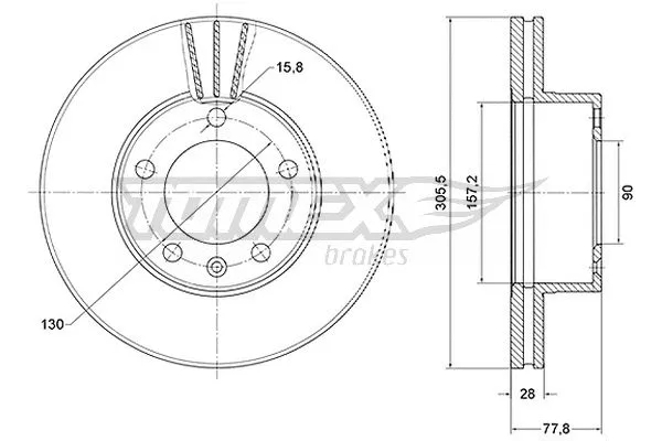 Brake Disc (TX 70-91)