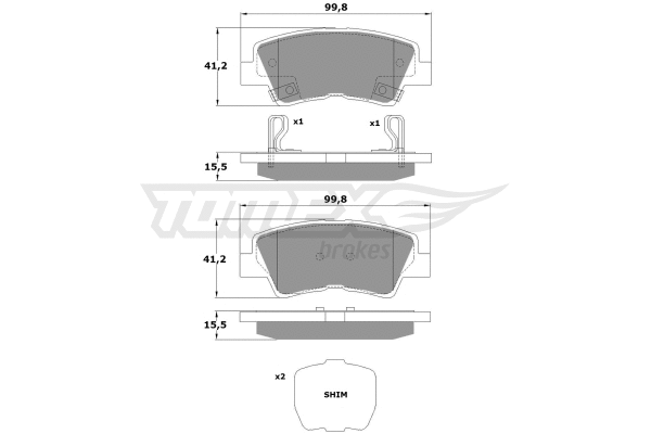 Brake Pad Set, disc brake