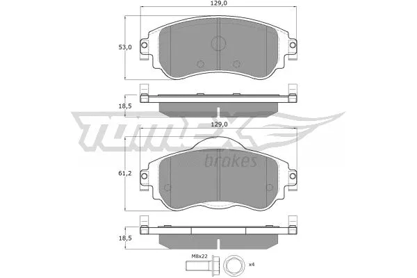 Brake Pad Set, disc brake