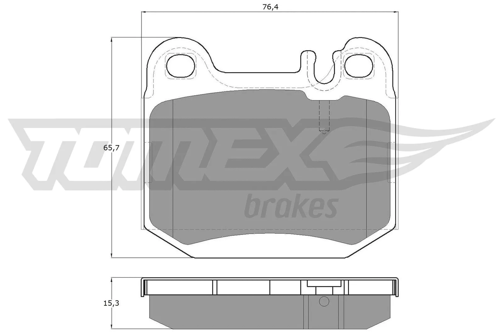 Brake Pad Set, disc brake (TX 12-86)