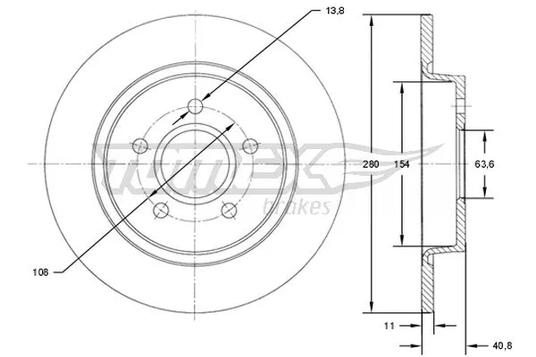 Brake Disc (TX 71-75)