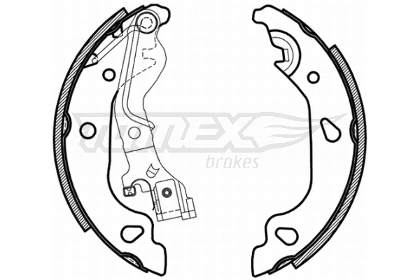 Brake Shoe Set (TX 21-59)