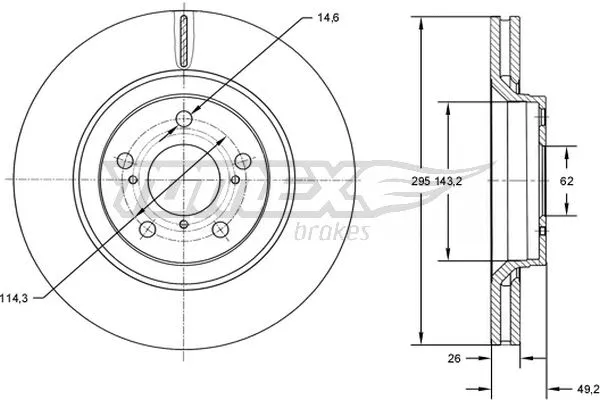Brake Disc (TX 72-64)