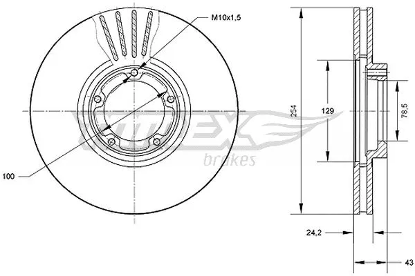 Brake Disc (TX 70-87)