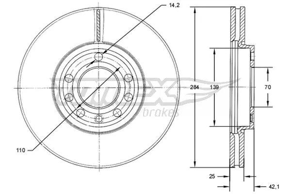 Brake Disc (TX 71-30)